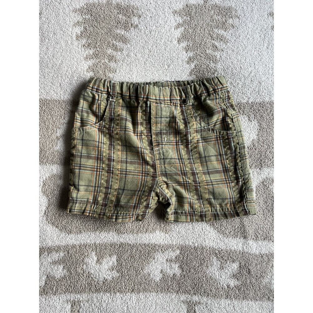 Charlie Brown Peanuts Kids Plaid Shorts 🐻💛